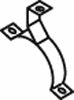 RENAU 5010367183 Holder, exhaust system